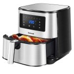 Sunmaki 5 5LT Touch Screen Hot Air Fryer - 1700W