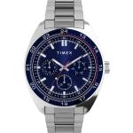 TIMEX Weston Stainless Steel Blue Dial Watch