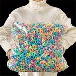 500PCS Girls Colorful Hair Ties Hair Bands Decorative Hair Accessories Set Ideal Choice For Gifts