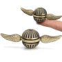 Brass Fidget Spinner Orb Anxiety Toy Stress Relief Spin Fidgets Hand Bearing Tri Spinner For Kids Adults Cool Ball Fingertip Gyro Spinning Top Novel