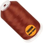 New Brothread - Single Huge Spool 5000M Each Polyester Embroidery Machine Thread 40WT For Commercial And Domestic Machines - Bur