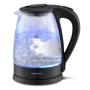 Mellerware Kettle 360 Degree Cordless Kettle Glass Black
