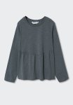 T-Shirt Peplum - Charcoal