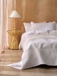 Linen House Manon Quilt Set White