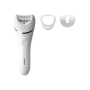 Philips Wet & Dry Epilator Series 8000 With 3 Accessories - White