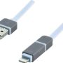 Unitek 0.3M 2-IN-1 USB To Micro USB Cable With Lightning Adapter