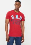 Track And Field Graphic Tee - Red