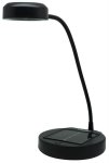 Noble Black Sunlite Solar Powered Tabletop Lamp