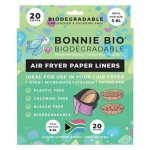 Bonnie Bio 3-6L Round Air Fryer Paper Liners 20 Pack