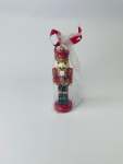 Red Candle Wax Nutcracker 4.2X6.4X20.2CM