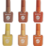 Bb Uv/led Gel Nail Polish - Shades Of Neon - 6 Piece - Nails By Nicole