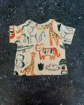 Keedo White Animals T-Shirt 0 3M