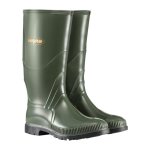 Gumboots Mens Olive black Size 7