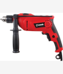 Casals 13MM 810W Variable Speed Red Impact Drill - 810W Power 13MM Keyed Chuck Variable Speed Control Hammer & Drill Function Re