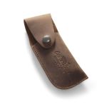 Brown Leather Pouch - 16 Cm