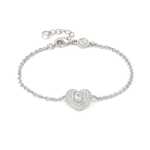 Domina Bracelet With Heart With Cubic Zirconia