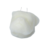 Brutus The Bull Dog Hand Poured Candle - Gloss White