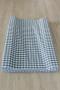 Blue Check Washed Changing Mat Cover - Changing Mat Cover & Inner