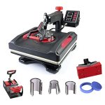 Heat Press 8 In 1 Heat Press Machine 38X38CM 15X15 Inch 360 Swing Away Digital T Shirt Pressing Machine Multifunction Heat Trans