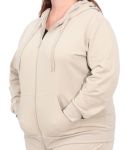 Ladies Plain Hoody - 6XL Khaki