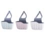 Kitchen Sink Shelf Soap Sponge Drain Rack & Card Case - Grey
