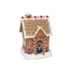 Brown red Ginger House Figure 19.5X18X26CM