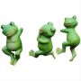Frog Figurines Hanging Animal Statue Statues Ornament For Flower Pot