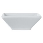 Basics White Square Footed Sauce Dish