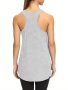 Women's Long Tank Top For Fitness Yoga Sporty Loose Racerback Sleeveless Shirt Spring/summer