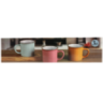 Multicoloured Enamel Look Mug Set 3-PACK Colour May Vary