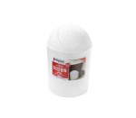 5L Fliptop Bathroom Bin White