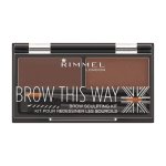 Rimmel BTW Brow Powder KIT003 Dark Brown