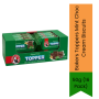 Bakers Toppers Mint Choc Cream Biscuits Pudina Chocolate Biscuit 16 Pack - Refreshing Mint Cream Bulk Value Ideal For Retail Lunchboxes &