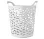 Ezy Storage 53L Fleur Flexi Laundry Basket - Grey