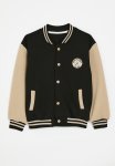 PoP Candy Baseball Jacket - Brown & Black