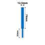 NB405 - NIIMBOT - B18 / N1 - 12.5X109MM - 60 BLUE CABLE LABELS