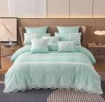 LaCie Lace Comforter Set - 7 Piece - White