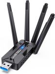 Wireless USB Wifi Adapter For PC 1800MBPS 4 High-gain 8DBI Antennas