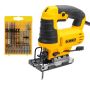 650WATT Variable Speed Jigsaw + 10 Piece Blades Set - DWE349B-ZA