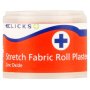 Clicks Stretch Fabric Roll Plaster 25MM X 1M