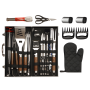 38 Pcs Braai Bbq Grill Utensil Tool Set Kit With Case Grilling Accessories