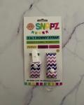 New Snapz 3 In 1 Dummy Clip Purple Waves