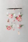 Floral - Felt Baby Mobile Pink Tones