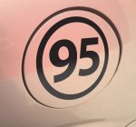 Unleaded 95 Vehicle Sticker