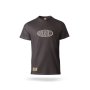 Men's "boerboel" T-Shirt Metallic Puff Print - Charcoal - 5XL