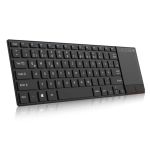 Rii Qwerty Touchpad 10KEYLESS Keyboard Touch Volume Control - Black - K22