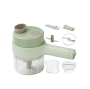 4-IN-1 Electric Portable Handheld Hammer Food Chopper Slicer Set