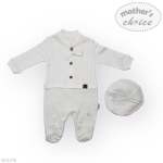 Girls Grower Set Set In White - White 6 To 9 Months