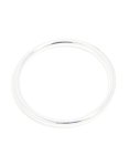 Silver Smooth Thick Bangle
