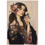 Tear Resistant Deco Print Klimt Floral